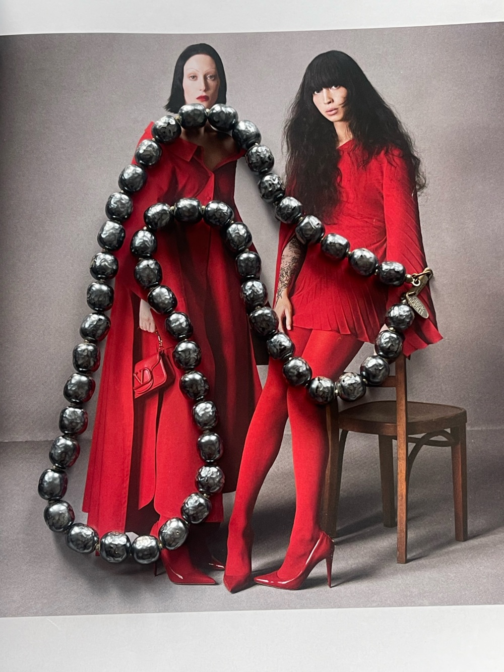 Miriam Haskell Vintage Hematite Bead Necklace